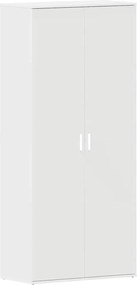 vidaXL Dulap pentru pantofi cu raft Alb 80 x 39 x 178 cm Lemn compozit