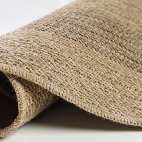 Covor de exterior negru/bej rotund ø 80 cm Comilla – Ayyildiz Carpets