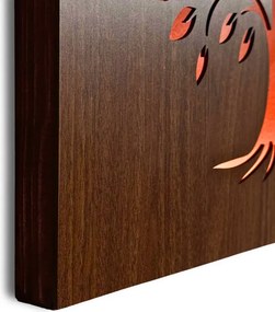 SENTOP | Tablou LED Copacul Vieții - decorațiune din lemn cu iluminare din spate - KROWE