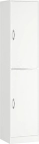 HOMCOM Bibliotecă Înaltă 180 cm, Raft Modern cu 5 Niveluri Reglabile, Mobilier Independent pentru Living, Dormitor, Birou, Alb | Aosom Romania