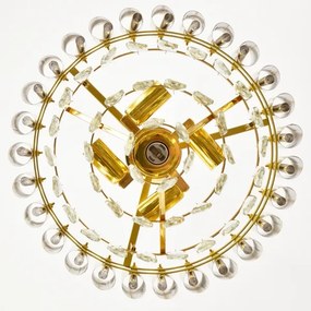 Brilagi - Candelabru cu lanț ECLIPSE, 5xE14/10W/230V, Ø 38 cm, auriu