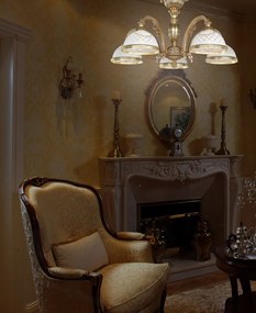Lustra aplicata clasica cu 5 brate design italian 7102