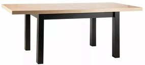 Masa extensibila Presto stejar artizan/negru L140-218 cm