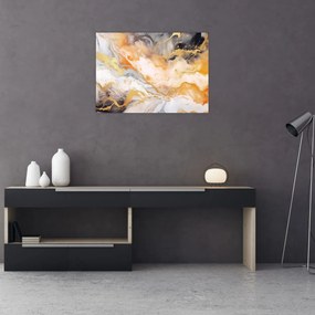Tablou pe sticlă - Fond marmorat (70x50 cm)