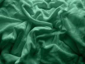 Cearsaf Cocolino microplus cu elastic SOFT 90x200 cm verde inchis