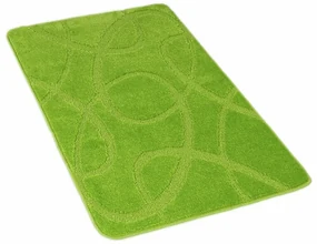 Covoraș de baie Kvalitex Elipse verde, 60 x 100 cm