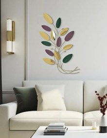 Mauro Ferretti Panou Decorativ Colorat Pentru Perete,  59 X 3,8 X 98,4 Cm | Aosom Romania