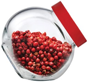 Borcan depozitare cu capac plastic 1.5L, Bella