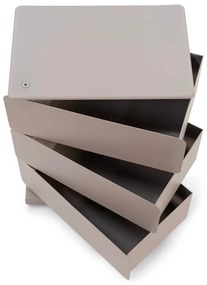 Comodă taupe din metal 37x45x26 cm Joey – Spinder Design
