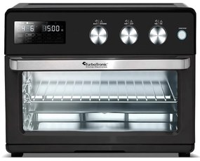 Friteuza - cuptor cu aer cald TurboTronic TT-AF32DRD, 1700 W, 32 L, 25-230°C, 12 programe, Grill, Afisaj LED, Timer, Negru