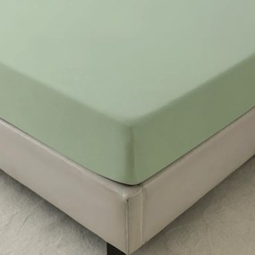 Cearsaf din microfibra MICROVELLE verde deschis 180x200 cm