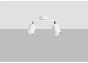 Spot de perete LEMMI 2xGU10/40W/230V alb Sollux SL.1124