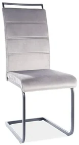 Scaun de sufragerie Harold (Gri + Negru). Promo -7%. 1050221