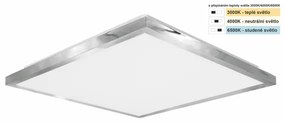 Plafonieră LED pentru baie Top Light SILVER LED/24W/230V IP44 38x38 cm crom mat