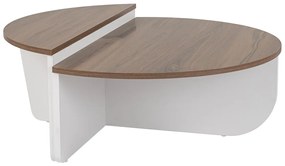 Masă de cafea Orion Walnut White