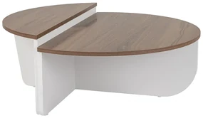 Masă de cafea Orion Walnut White