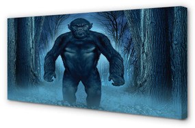 Tablouri canvas Gorilla copaci de pădure