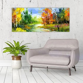 Tablou - Peisaj - pictură (120x50 cm)