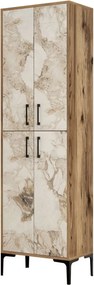 Dulap Berlin Walnut and White Marble
