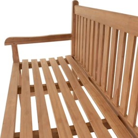 Bancă de grădină DIVERO lemn masiv 3 locuri 150 cm