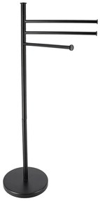 Suport pentru prosoape cu 3 brațe rotative, 82,5 x 22 x 41,5 cm