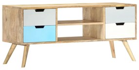 vidaXL Comodă TV, 110x35x48 cm, lemn masiv de mango