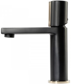 Baterie Icon negru mat gold – H 18 cm