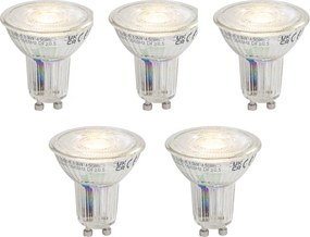 Set de 5 becuri LED GU10 dimabile 3.9W 450 lm 3000K Durată lungă de viață