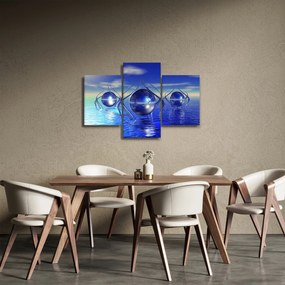 Tablou cu abstracție - apa (90x60 cm)