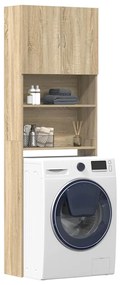 vidaXL Dulap mașină de spălat stejar sonoma 64x24x190cm lemn prelucrat