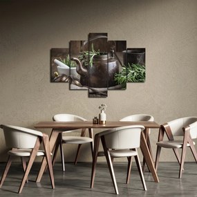 Tablou - Ceainic cu rozmarin (150x105 cm)