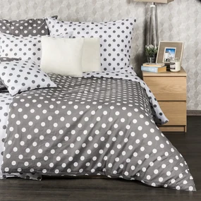 Lenjerie de pat 2 pers. 4Home Buline gri, 220 x 200 cm, 2 buc. 70 x 90 cm, 220 x 200 cm, 2 buc. 70 x 90 cm