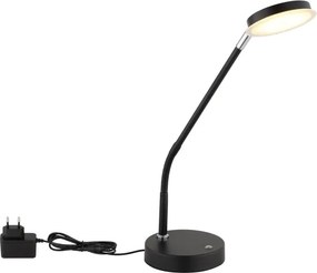 Globo 58504TS - Lampă de masă LED tactilă dimabilă SILVIO LED/6,5W/230V neagră
