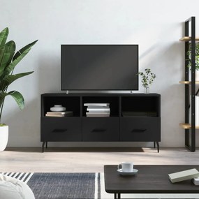 829053 vidaXL Dulap TV, negru, 102x36x50 cm, lemn prelucrat
