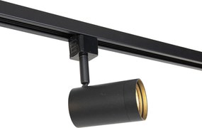 Sistem inteligent de șine suspendate negru monofazat incl. 5 Wifi GU10 - Iconic Jeana