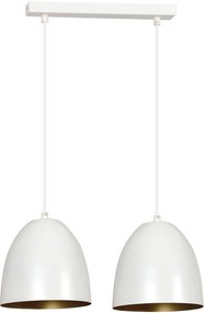 Emibig Lenox lampă suspendată 2x60 W alb-brilian 411/2