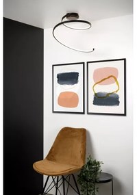 Lustră LED dimabilă aplicată Lucide 46199/25/30 MAXENCE LED/24W/230V negru