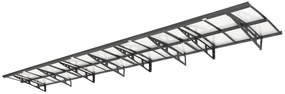 Copertină pentru ușă Kassel 100 x 600 cm CoverTech antracit