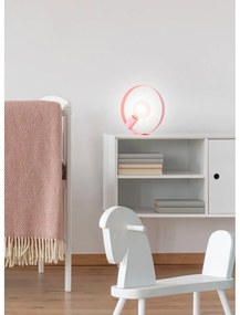 Veioză pentru copii roz ø 10 cm Nexo – Candellux Lighting