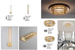 Lustra LED aplicata cristal design elegant AURELIA 40W