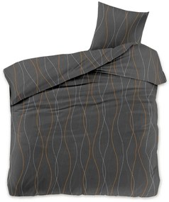 Lenjerie de pat din microfibra CORVIN maro Dimensiune lenjerie de pat: 2 buc 70 x 80 cm | 160 x 200 cm