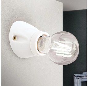 Orion - Aplica de perete FROST 1xE27/60W/230V albă