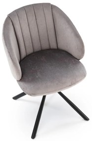 Scaun rotativ K533 stofa gri