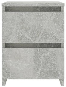 Noptiera, gri beton, 30 x 30 x 40 cm, PAL 1, Gri beton