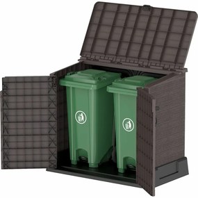 Cutie de depozitare Duramax pentru grădinăStoreAway maro, 850 l