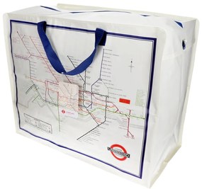 Cutie de depozitare pentru haine din plastic reciclat 58x28x48 cm Heritage Tube Map – Rex London