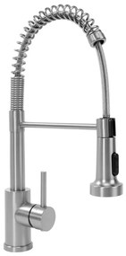 REA-B0417 - Baterie pentru chiuvetă COLIN, cu pulverizator extractibil, 42,5 cm, finisaj nichel