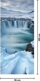 Fototapet pentru ușă - Cascada zeilor (95x205cm)