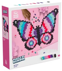 Puzzle cu numere Plus Plus Fluture 800 piese 3915