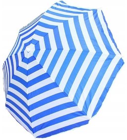 Umbrela de plaja alb-albastru BEACH 160 cm